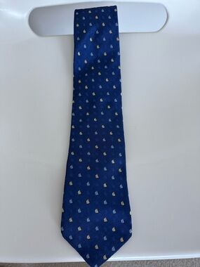 Classic Navy Sailboat Tie - Men Accessories